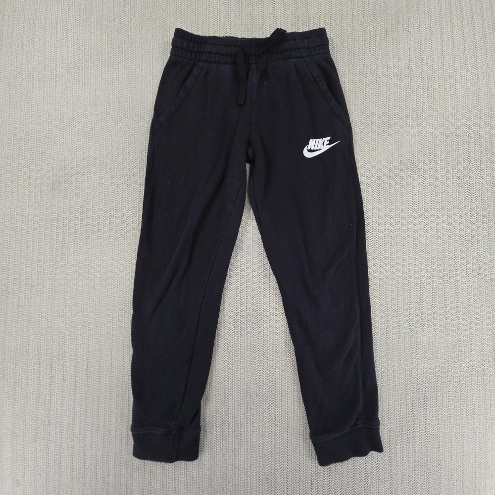 Nike Pants Youth Medium Black Club Fleece Joggers Sweatpants Logo CI2911-010